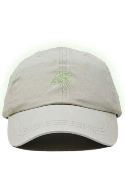 Dalix Ufo Hat In Washed Stone White