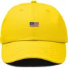 Dalix Usa Flag Dad Cap In Gold