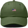 Dalix Usa Flag Dad Cap In Green