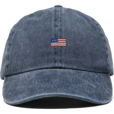 Dalix Usa Flag Dad Cap In Orange