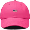Dalix Usa Flag Dad Cap In Pink