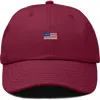 Dalix Usa Flag Dad Cap In Pink