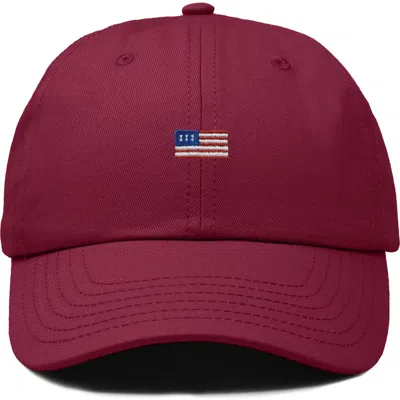 Dalix Usa Flag Dad Cap In Pink