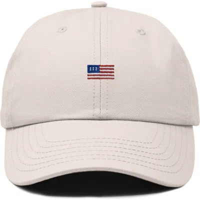 Dalix Usa Flag Dad Cap In Purple