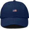 Dalix Usa Flag Dad Cap In Purple