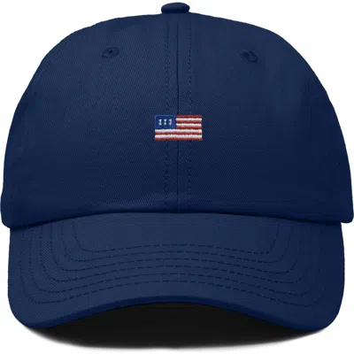 Dalix Usa Flag Dad Cap In Purple