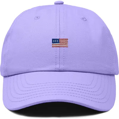 Dalix Usa Flag Dad Cap In Yellow
