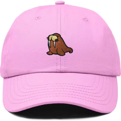 Dalix Walrus Embroidered Outdoor Cap In Pink