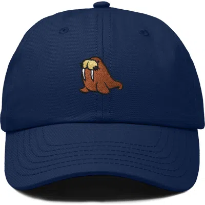 Dalix Walrus Embroidered Outdoor Cap In Blue