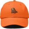 Dalix Walrus Embroidered Outdoor Cap In Orange