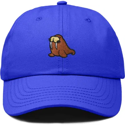 Dalix Walrus Embroidered Outdoor Cap In Blue