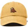 Dalix Walrus Embroidered Outdoor Cap In Yellow