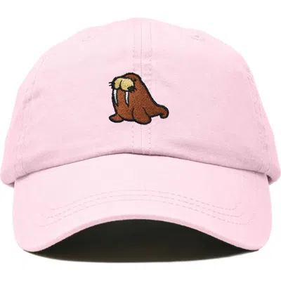 Dalix Walrus Embroidered Outdoor Cap In Pink