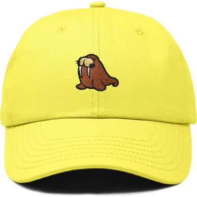 Dalix Walrus Embroidered Outdoor Cap In White