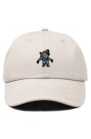 Dalix Werewolf Embroidered Dad Hat In Beige