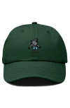 Dalix Werewolf Embroidered Dad Hat In Dark Green