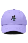 Dalix Werewolf Embroidered Dad Hat In Lavender