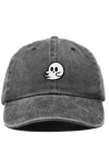 Dalix Whisper Ghost Dad Cap In Black