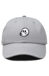 Dalix Whisper Ghost Dad Cap In Gray