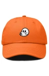 Dalix Whisper Ghost Dad Cap In Orange