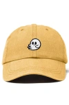 Dalix Whisper Ghost Dad Cap In Yellow