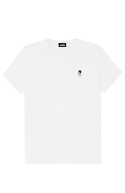 Dalix Womens Astronaut Jersey Relaxed Tee In White