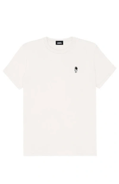 Dalix Womens Astronaut Jersey Relaxed Tee In White