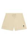 Dalix Womens Astronaut Midweight Washed Fleece Shorts In Brown