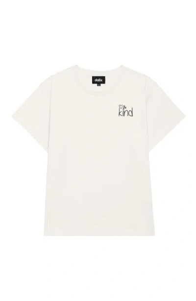 Dalix Womens Be Kind Light Weight High Waisted Tee In White