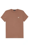 Dalix Womens Bow Jersey Tee In Brown