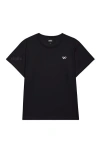 Dalix Womens Bow Lightweight High Waisted Tee In Black