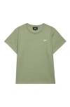Dalix Womens Bow Lightweight High Waisted Tee In Green