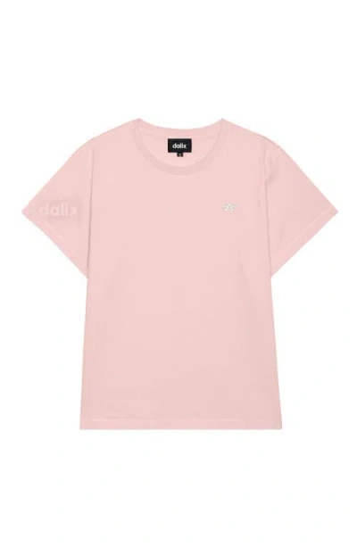 Dalix Womens Bow Lightweight High Waisted Tee In Pink