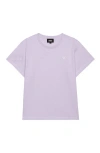 Dalix Womens Bow Lightweight High Waisted Tee In Purple
