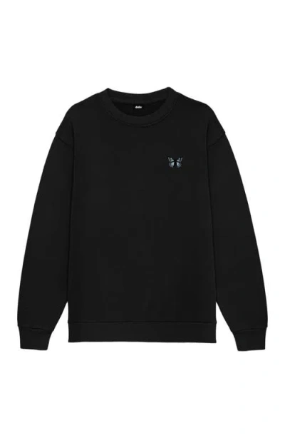 Dalix Womens Butterfly Heavyweight Relaxed Sweatshirt