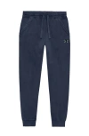 Dalix Womens Butterfly Midweight Fleece Washed Jogger Pant In Blue