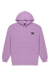 Dalix Womens Butterfly Midweight Hooded Sweatshirt In Purple