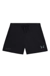 Dalix Womens Butterfly Midweight Washed Fleece Shorts In Black