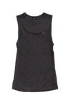 Dalix Womens Espresso Martini Muscle Tank In Gray