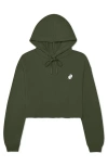 Dalix Womens Ghost Cropped Hoodie