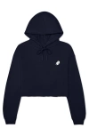Dalix Womens Ghost Cropped Hoodie