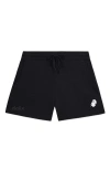 Dalix Womens Ghost Midweight Washed Fleece Shorts In Black