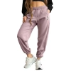 Dalix Womens Heartly Ghost Embroidered Fleece Sweatpants In Purple
