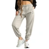 Dalix Womens Heartly Ghost Embroidered Fleece Sweatpants In Bone