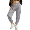 Dalix Womens Heartly Ghost Embroidered Fleece Sweatpants In Gray