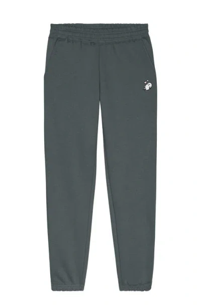 Dalix Womens Heartly Ghost Heavyweight Fleece Sweatpant In Gray