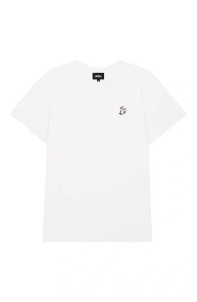 Dalix Womens Heartly Ghost Lightweight Everyday Tee In White