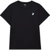 Dalix Womens Heartly Ghost Lightweight High Waisted Tee In Black