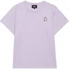 Dalix Womens Heartly Ghost Lightweight High Waisted Tee In Purple
