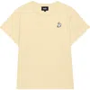 Dalix Womens Heartly Ghost Lightweight High Waisted Tee In Yellow
